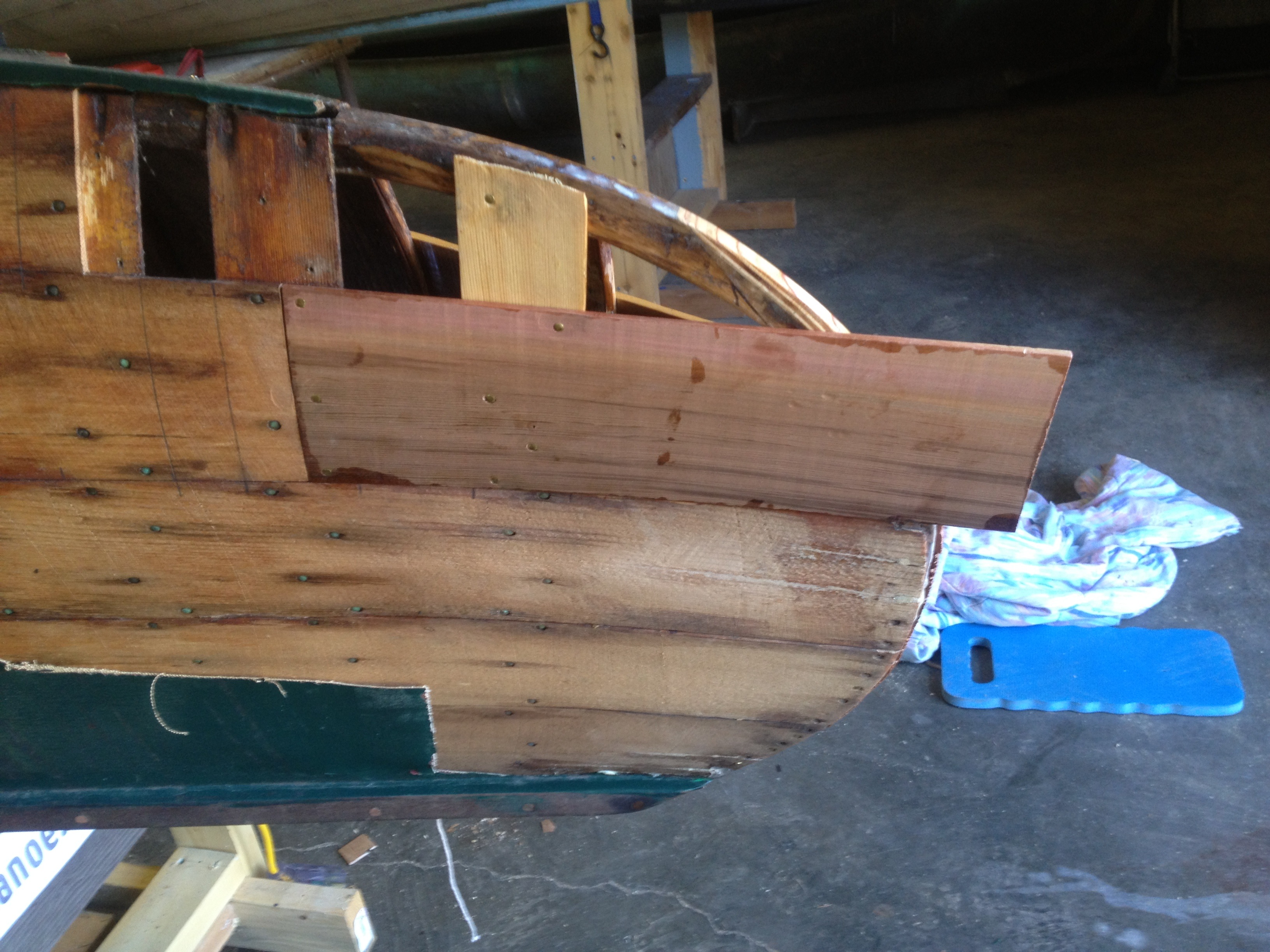 Greenwood Canoe Re-Planking