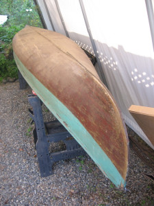 Antique Cedar Strip Canoe